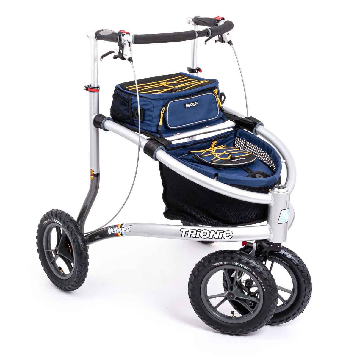 Trionic VELOPED TREK 12er Premium Rollator mit 31 cm Rädern - New Edition