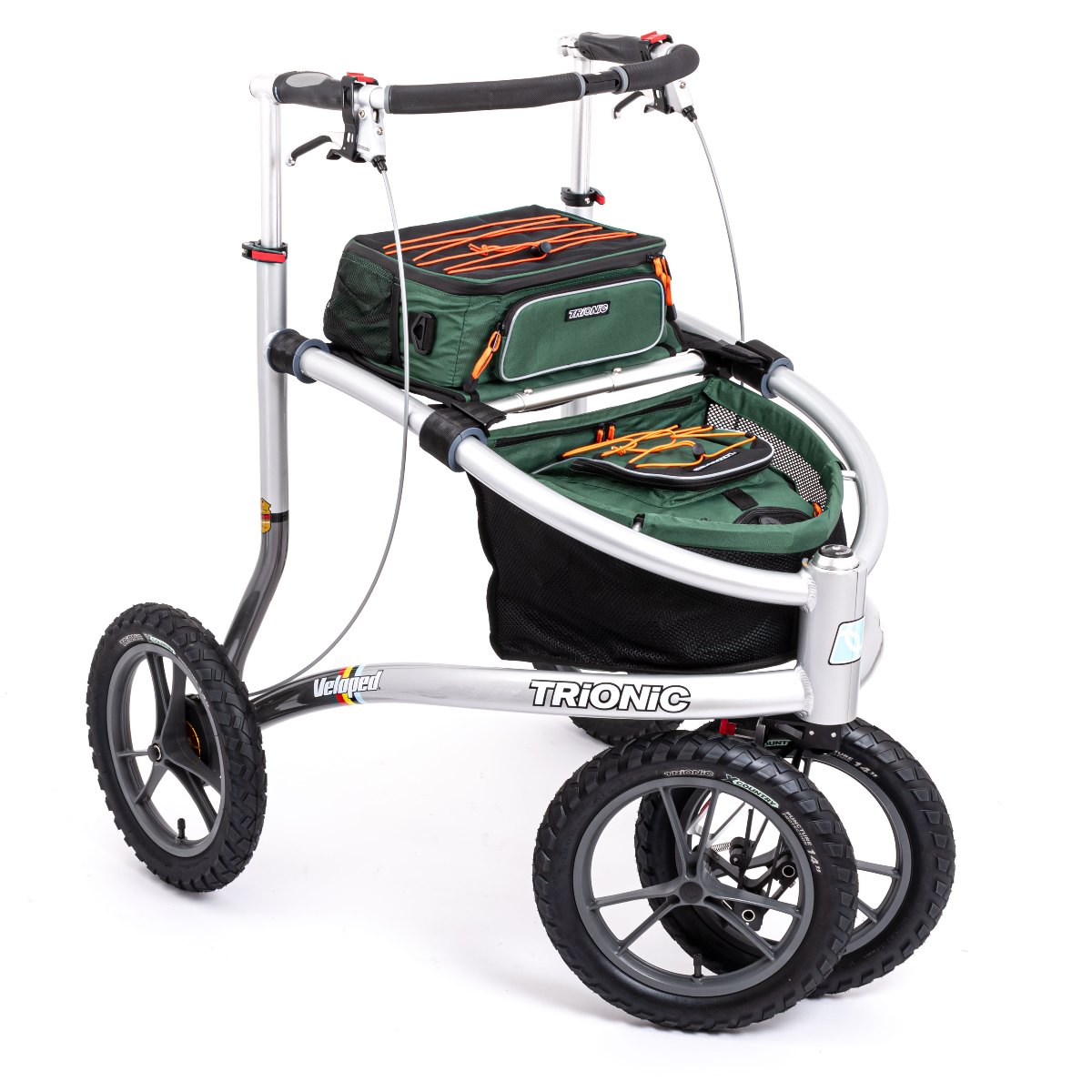 Trionic VELOPED TREK 14er Premium Rollator mit 36 cm Rädern - New Edition