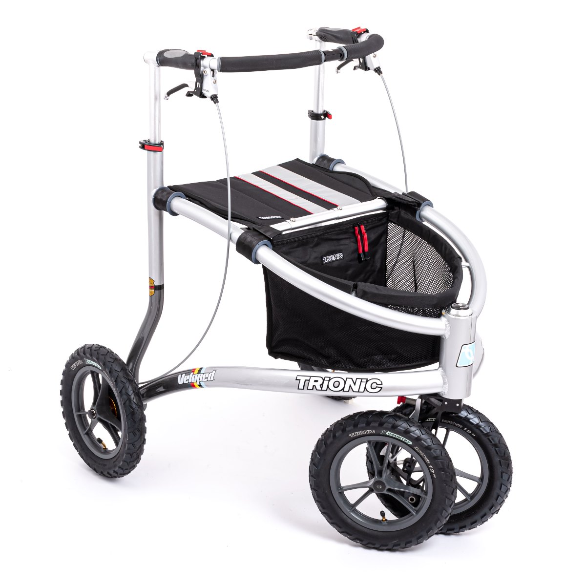 Trionic VELOPED TOUR 12er Premium Rollator mit 31 cm Rädern - New Edition