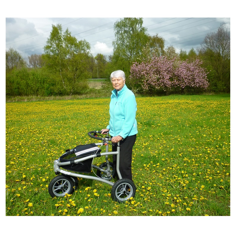 Trionic VELOPED SPORT 14er Premium Rollator mit 36 cm Rädern - New Edition