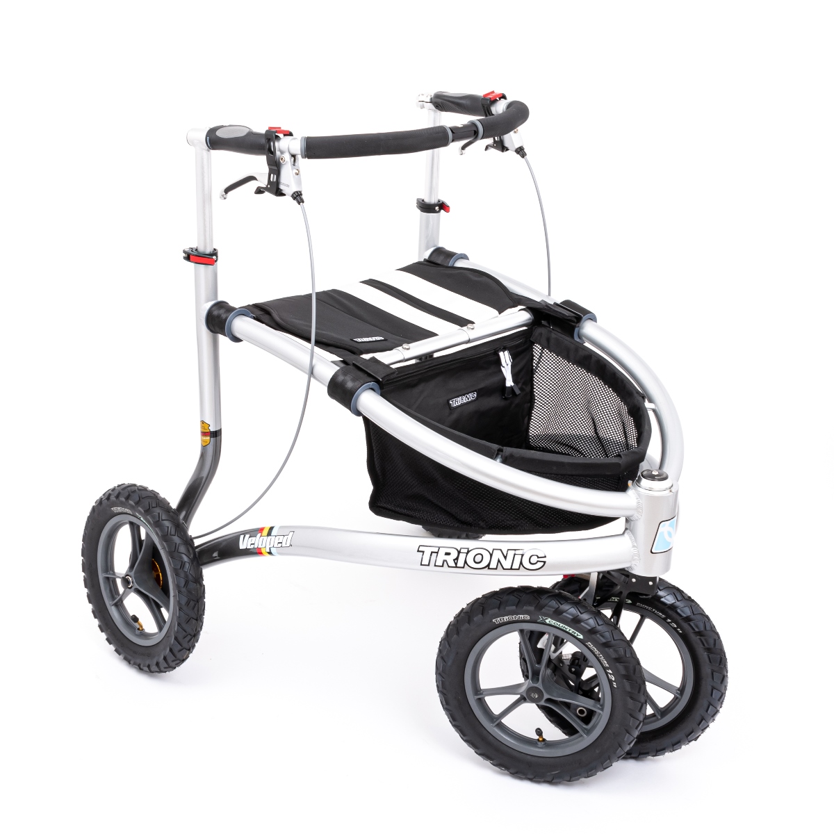 Trionic VELOPED SPORT 12er Premium Rollator mit 31 cm Rädern - New Edition