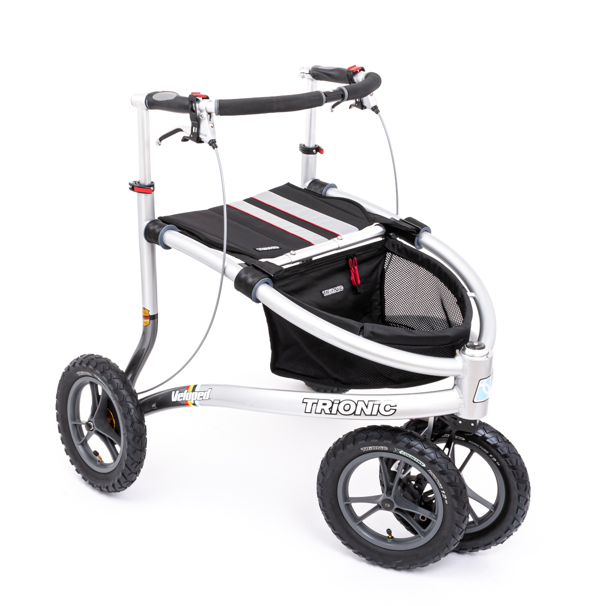 Trionic VELOPED TOUR 12er Premium Rollator mit 31 cm Rädern - New Edition