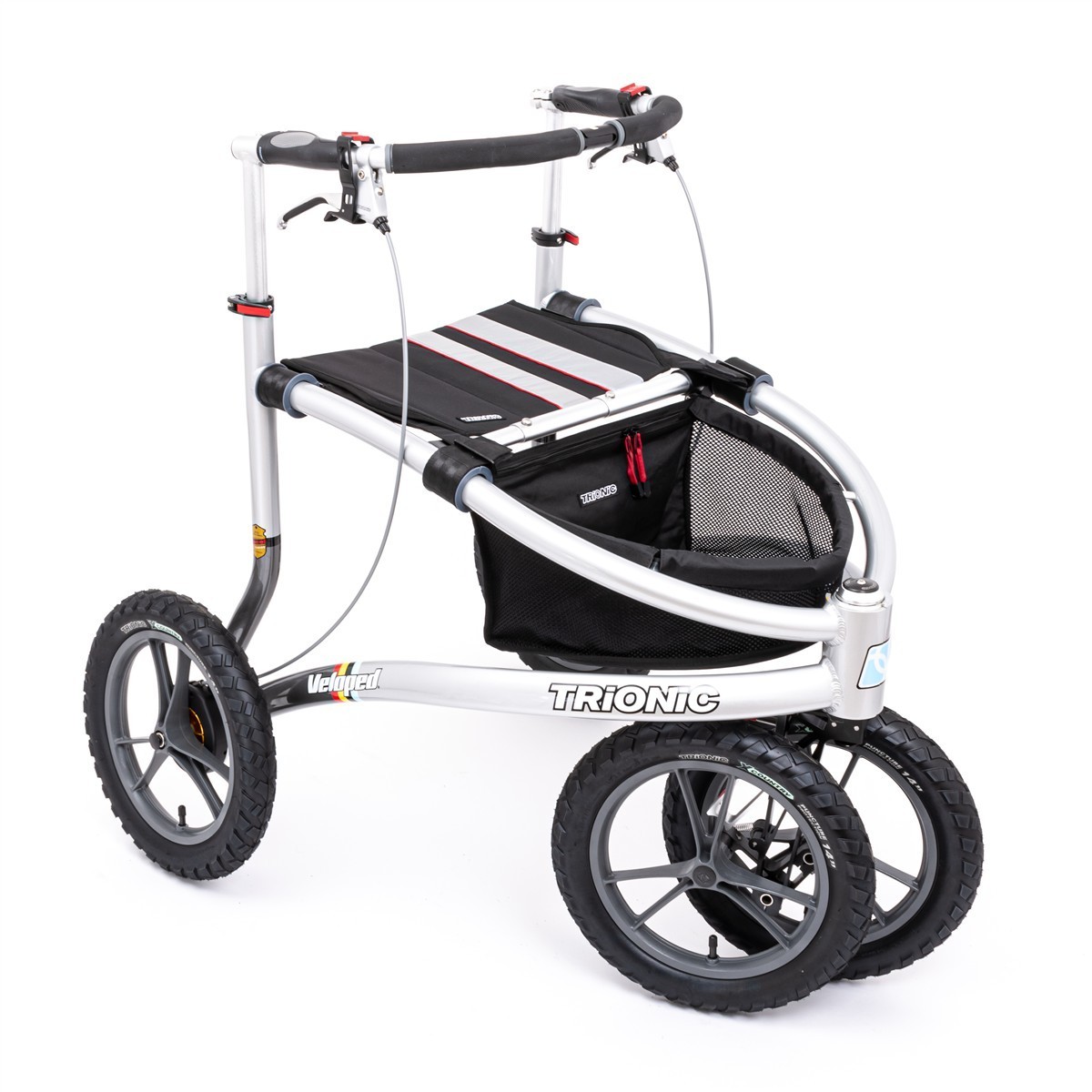 Trionic VELOPED TOUR 14er Premium Rollator mit 36 cm Rädern New Edition