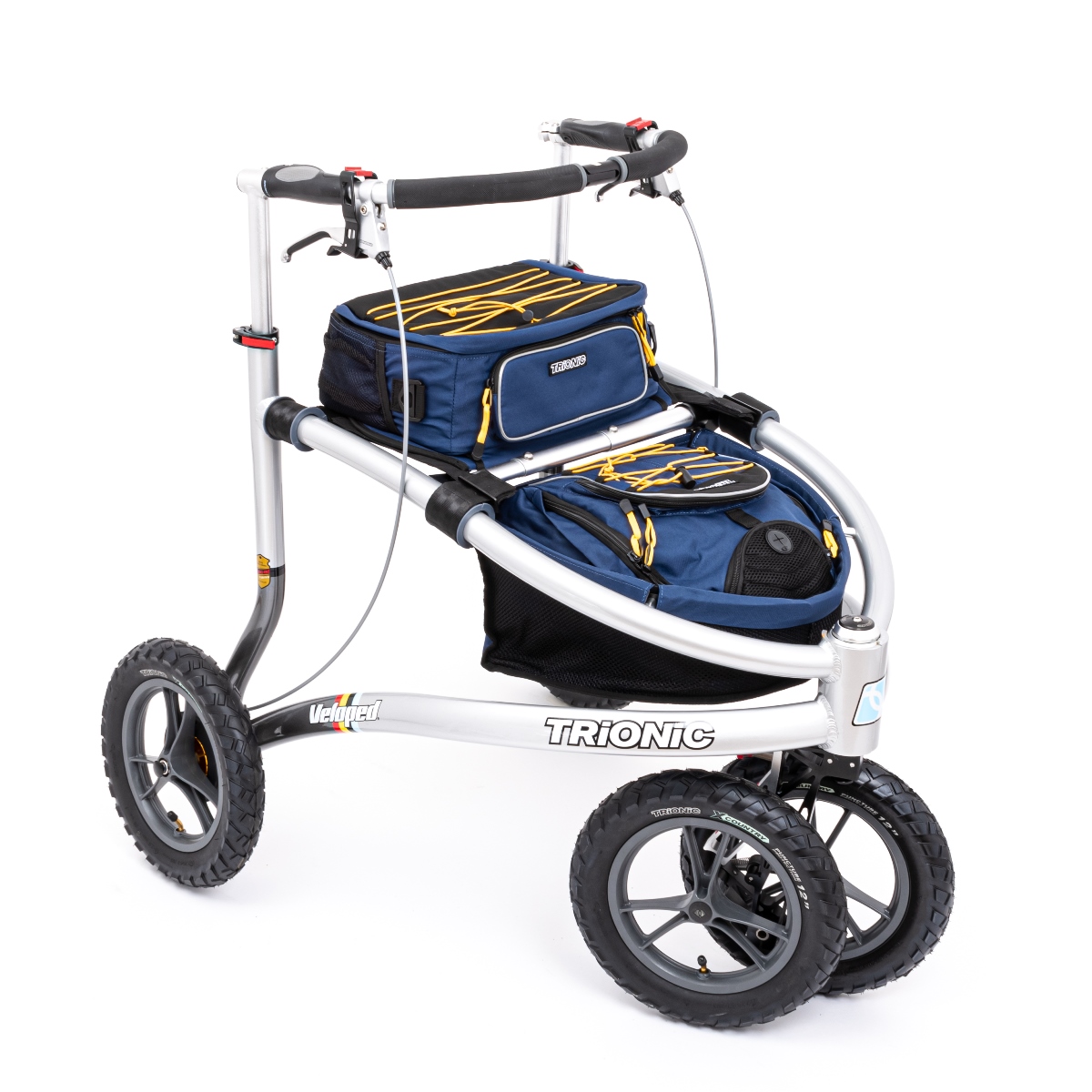 Trionic VELOPED TREK 12er Premium Rollator mit 31 cm Rädern - New Edition