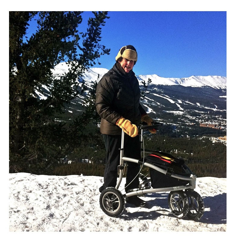 Trionic VELOPED SPORT 14er Premium Rollator mit 36 cm Rädern - New Edition