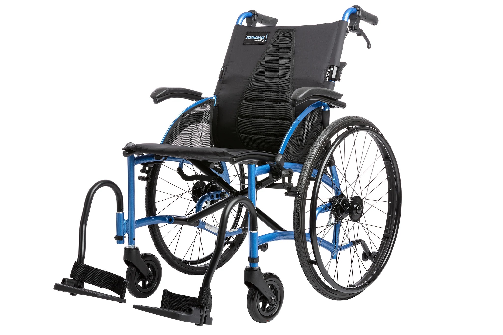 Strongback Flip der ergonomische Leichtgewichtrollstuhl mit zurückklappbaren Arlehnen