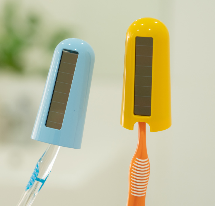 UV Zahnbürstenkopfreiniger mit Solar (Farbe Mint)