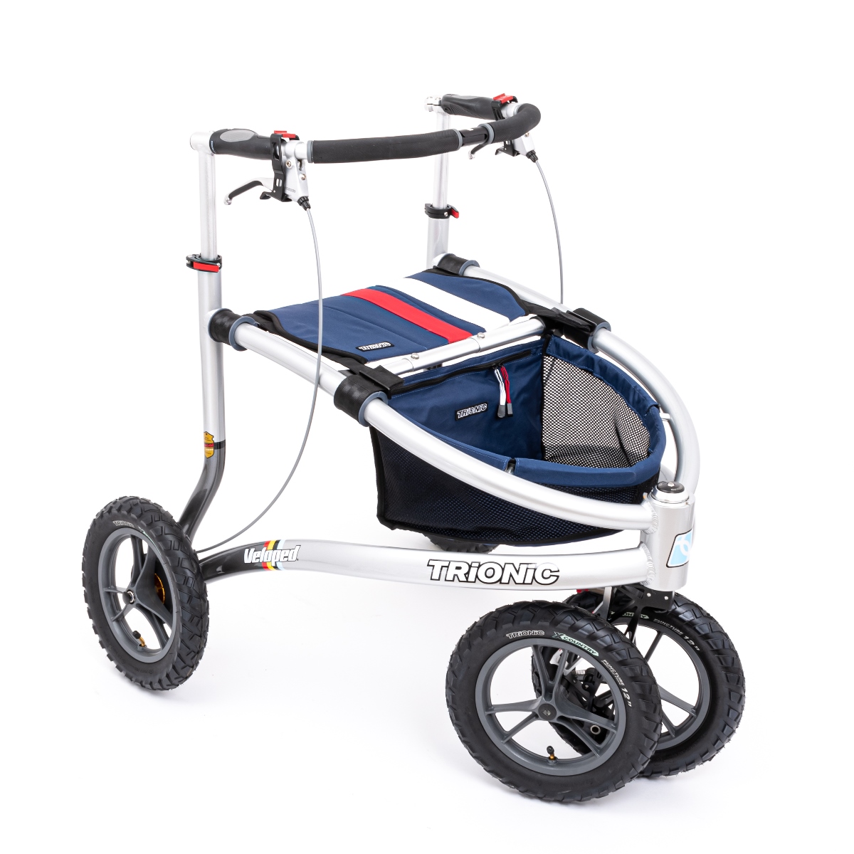 Trionic VELOPED SPORT 12er Premium Rollator mit 31 cm Rädern - New Edition