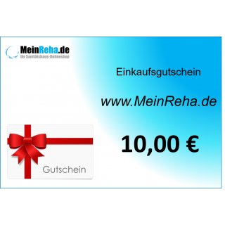 MeinREHA Gutschein 10 EUR
