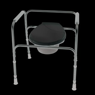 Antar TOILETTENSTUHL leicht und robust fest mit Rollen