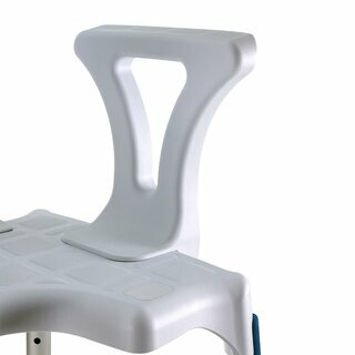 Careline SMART Duschstuhl, mit Intimausschnitt, mit Arm- und Rckenlehne, max. Belastbarkeit 150 kg HMV-Nr. 04.40.03.2048